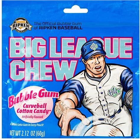 Cotton Candy Big League Chew Bubble Gum Box Of 12 Uk Grocery