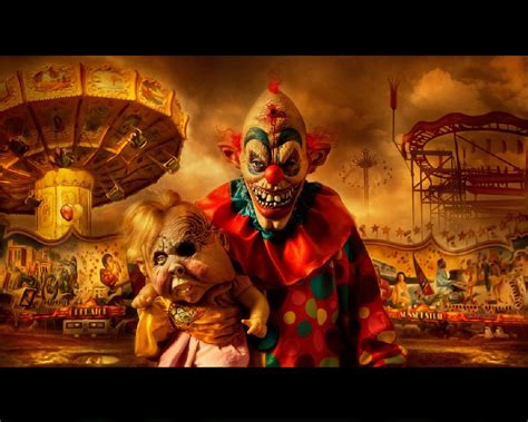 Evil Clowns Carnival Of Horror Carnival Clown Evil Horror In 2019