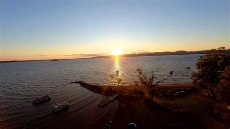 Qav S Sacandaga Lake Sunset Youtube