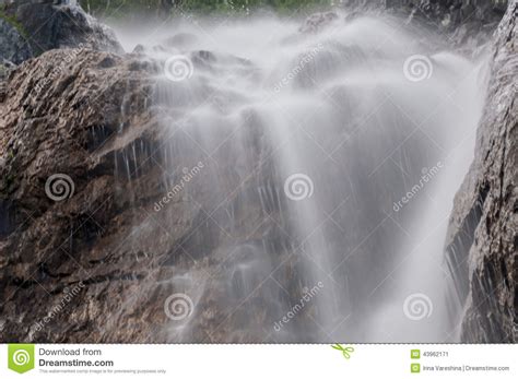 Waterfall Rocks Stock Image Image Of Rocks Flow Silk 43962171