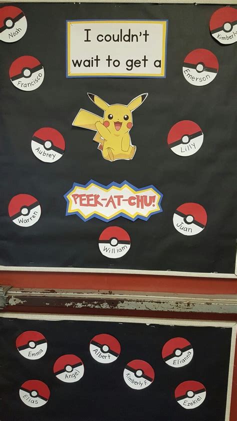 Pokemon Go Classroom Door Back To School Classroom Welcome