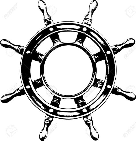 Hang this ship's wheel above the mantel, and let its large size become the focal point of the room colors/finish: Ship steering wheel | Ship wheel tattoo, Helm tattoo ...