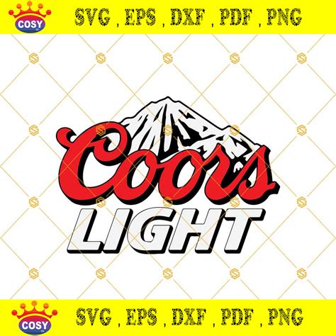 Coors Light Beer Logo Svg Cut File For Cricut Silhouette