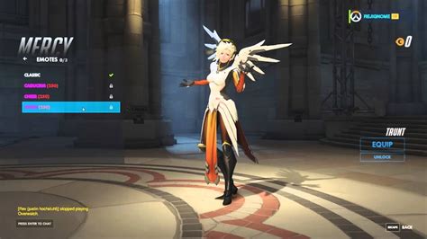 Mercy All Skins Emotes And Animations Youtube