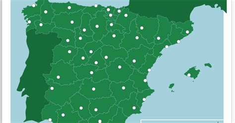 Science In Year 5 España Provincias Capitales Juego De Mapas