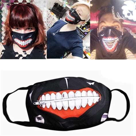 Tokyo Ghoul Face Mask 3d Cool Anime Face Mask T 2021 Etsy