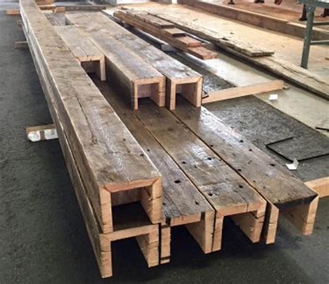 Reclaimed Wood Box Beams Vintage Timberworks Reclaimed Wood Box Beams