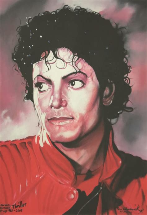 Michael Jackson Canvas Limited Edition Art Print Collectables Guru