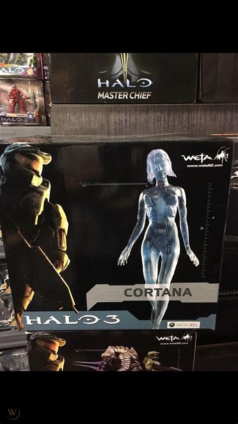 Halo 3 Cortana Statue Limited Edition Weta Damaged 1959503793