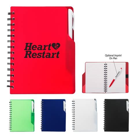 Customized Spiral Notebook With Pen Notebooks