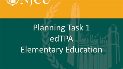 Edtpa Task 1 Elementary Video Youtube