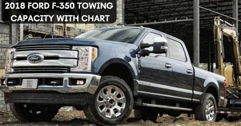 Explore 2018 Ford F 350 Towing Capacity With Chart Powerful Pickups