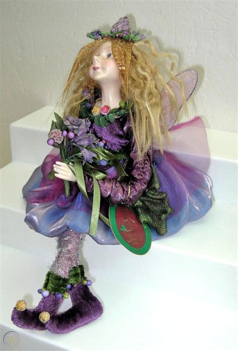 14 Sugar Plum Fairy W Crown ~ Shelf Sitter Faerie Doll ~ 1755508967