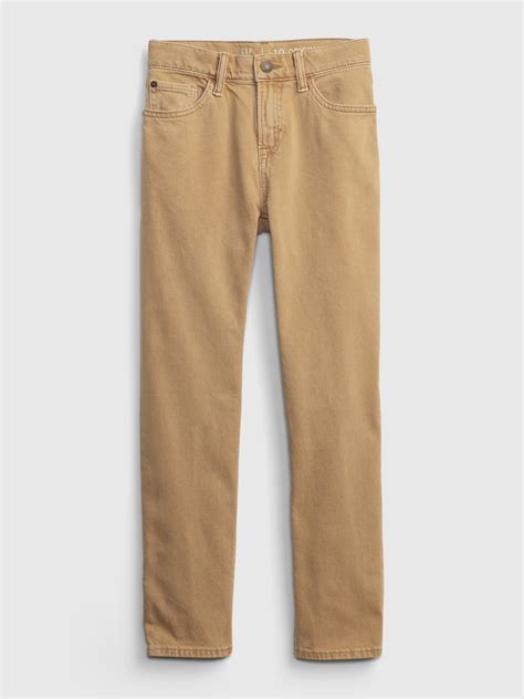 Kids Original Fit Khaki Jeans With Washwell Gap