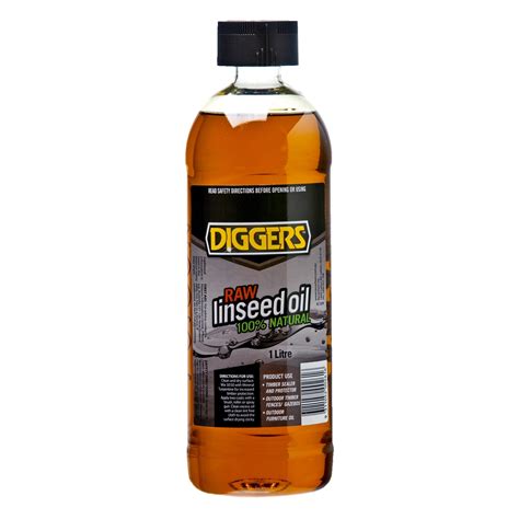 diggers 1l raw linseed oil bunnings australia