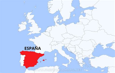 Mapa Físico De España