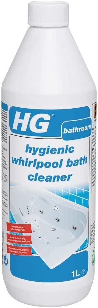 Hg Hygienic Whirlpool Bath Cleaner 1l Internal Whirlpool System Cleaner Removes Scale Grease