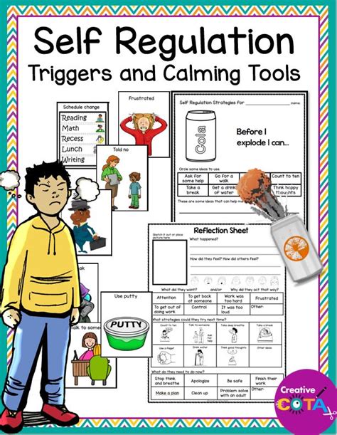 Self Regulation Triggers And Calming Tools Your Therapy Source