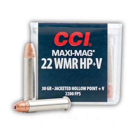 22 Wmr 46 Grain Segmented Hollow Point Cci Maxi Mag 50 Rounds Ammo
