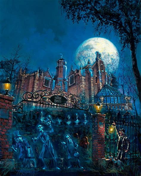 Haunted Mansion Disney Limited Edition By Rodel Gonzalez Disney Art