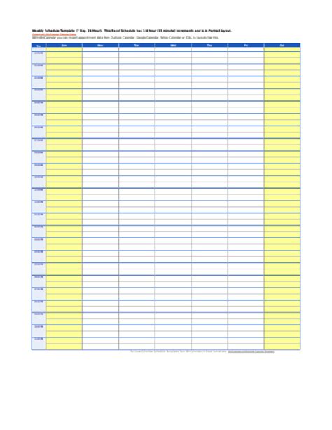 Free 10 Weekly Task Schedule Samples And Templates In Pdf Ms Word Excel