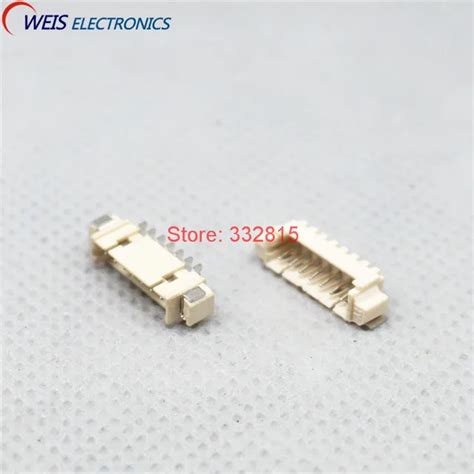 100pcs 1 25mm connnector jst female socket smd connectors right angle bent 2p 3p 4p 5p 6p 7p 8p