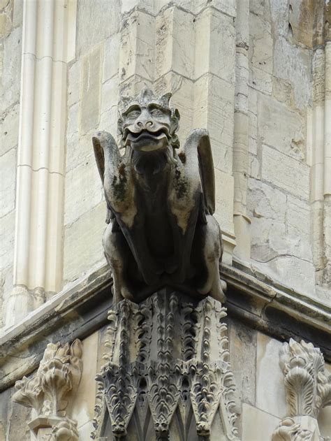 Gothic Gargoyles On Buildings