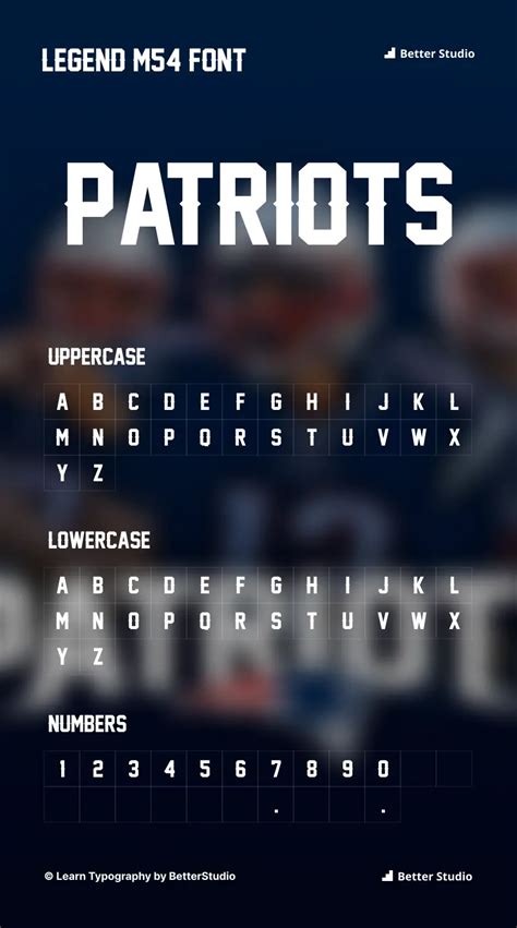 Patriots Font Download Free Font And Logo