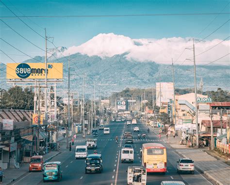 Look Mt Apo Clearly Seen In Davao City Roads