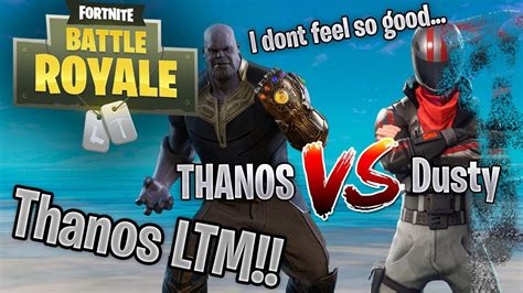 First Look Into The Thanos Ltm Fortnite Battle Royale Funny Moments