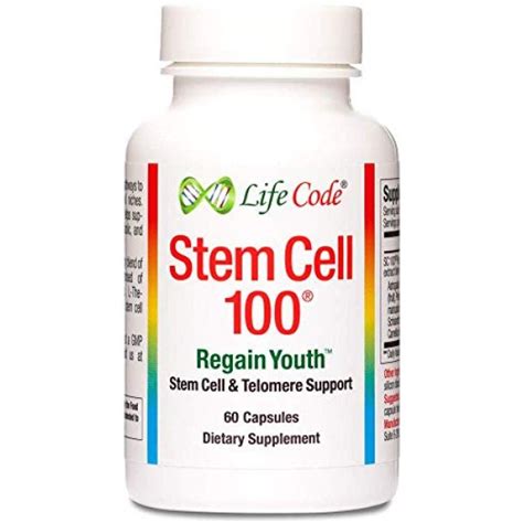 Stem Cell 100 100 Vegetarian Anti Aging And Stem Cell