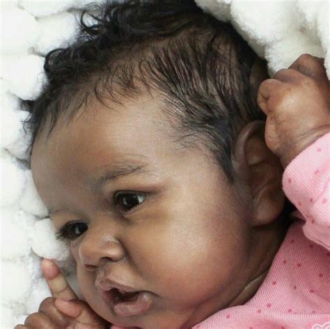 Super Trending Chaya Realistic Sweet Safest Silicone Black African American Baby Doll Girl