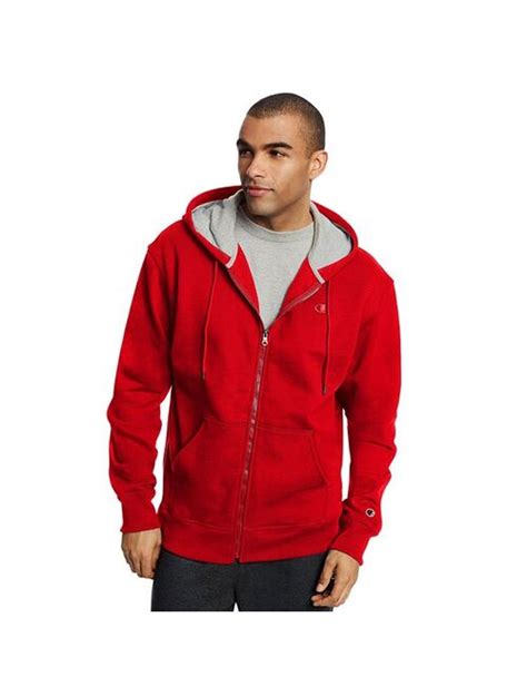 buy men s champion fleece powerblend zip up hoodie online topofstyle