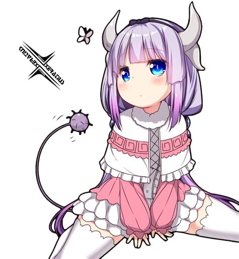 Kanna Render By Xeratius Fan Service Dragons Kanna Kamui