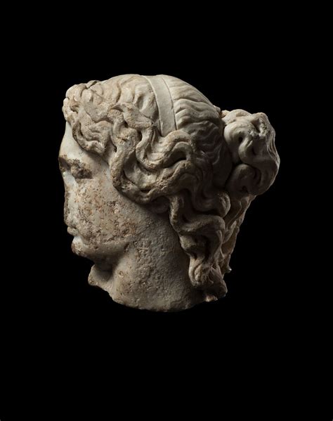 Roman A Roman Marble Fragmentary Head Of A Sleeping Woman Circa Nd Century AD Kallos Gallery