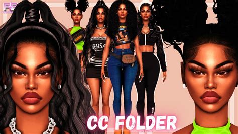 Urban Black Girl Cc Folder And Sim Download 4b0