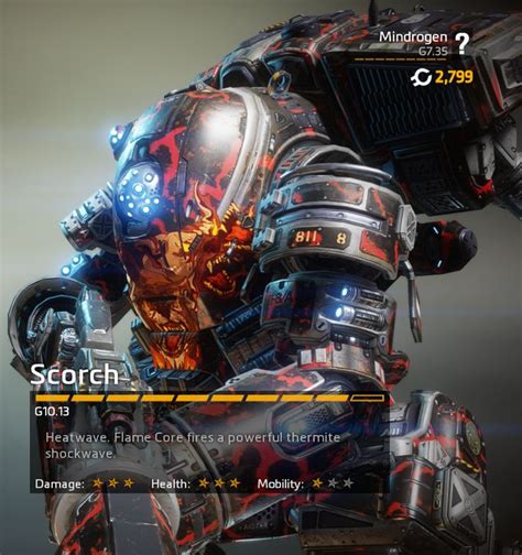 Scorch In Neural Red Camo And Cerberus Nose Art Titanfall Red Camo