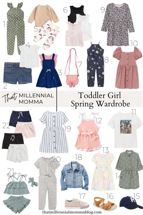 Toddler Girl Spring Wardrobe 2021 — That Millennial Momma Baby Girl