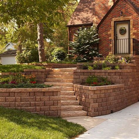 17 Beautiful Front Yard Retaining Wall Ideas Perfect For Your Front House