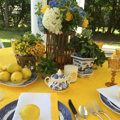 Pin by Ann Stapor on Entertaining | Blue table settings ...
