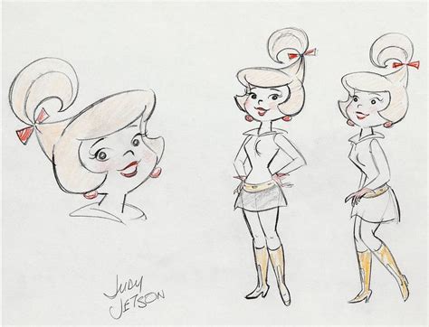 Teenage Jetsons Judy Jetson Character Model Sheet Character Design