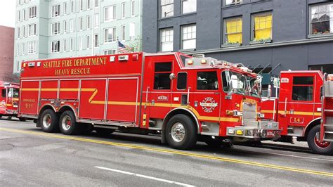 Seattle Fire Dept Heavy Rescue Pierce Arrow Xt Emergency Fire Fire