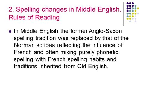 Historical Foundations Of Modern English Spelling List Of