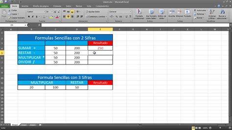Como Crear Fórmulas Con Excel Crear Fórmulas Sencillas Con Excel De