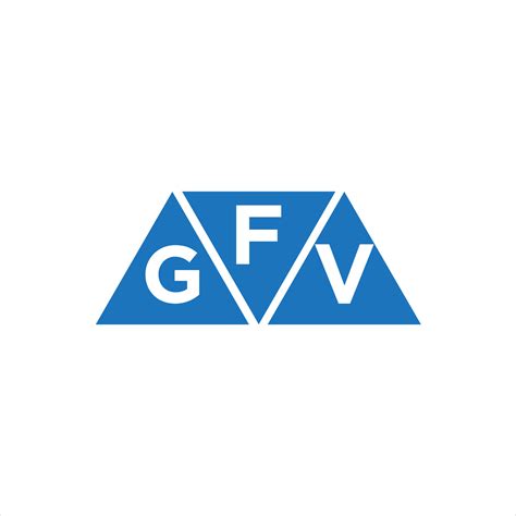 FGV Triangle Shape Logo Design On White Background FGV Creative