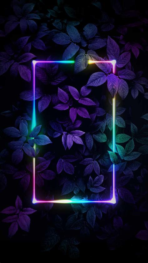 Neon Foliage Hd Iphone Wallpaper Iphone Wallpapers