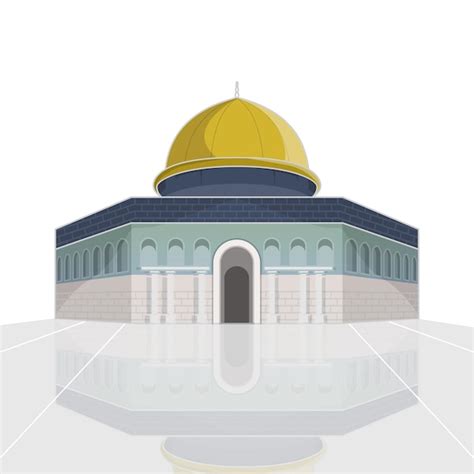 Premium Vector Al Aqsa Mosque In Palestine Map Vector Illustration Hot Sex Picture