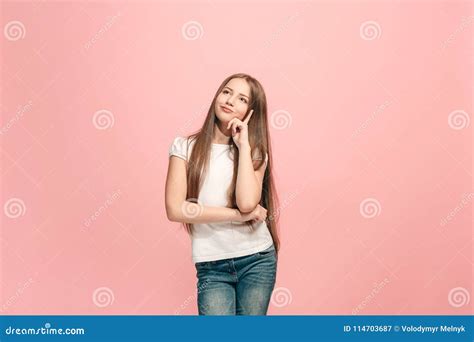 Young Serious Thoughtful Teen Girl Doubt Concept Stock Image Image