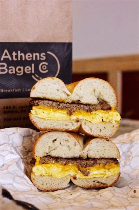 Athens Bagel Company In Athens Ga Ny Style Athens Ga Hungry Bread