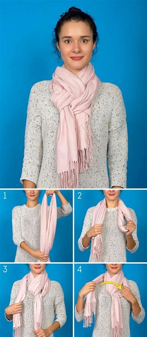 How To Tie Scarf Around Your Neck Video The Whoot How To Wear